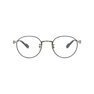 Gucci Round-Frame Metal Optical Frames Gold Womens